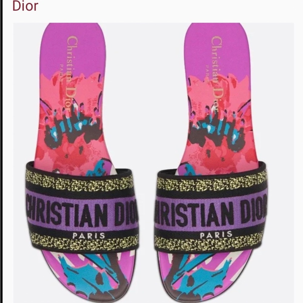 Dior Dway Slides size 37.5